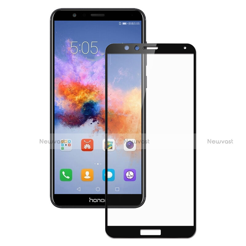 Ultra Clear Full Screen Protector Tempered Glass F05 for Huawei Honor Play 7X Black