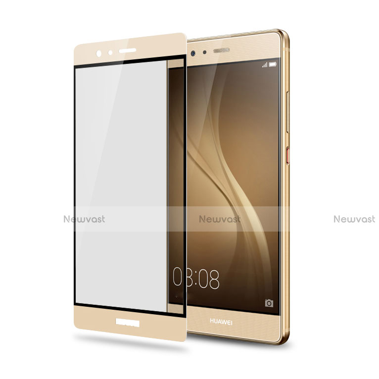 Ultra Clear Full Screen Protector Tempered Glass F05 for Huawei P9 Gold