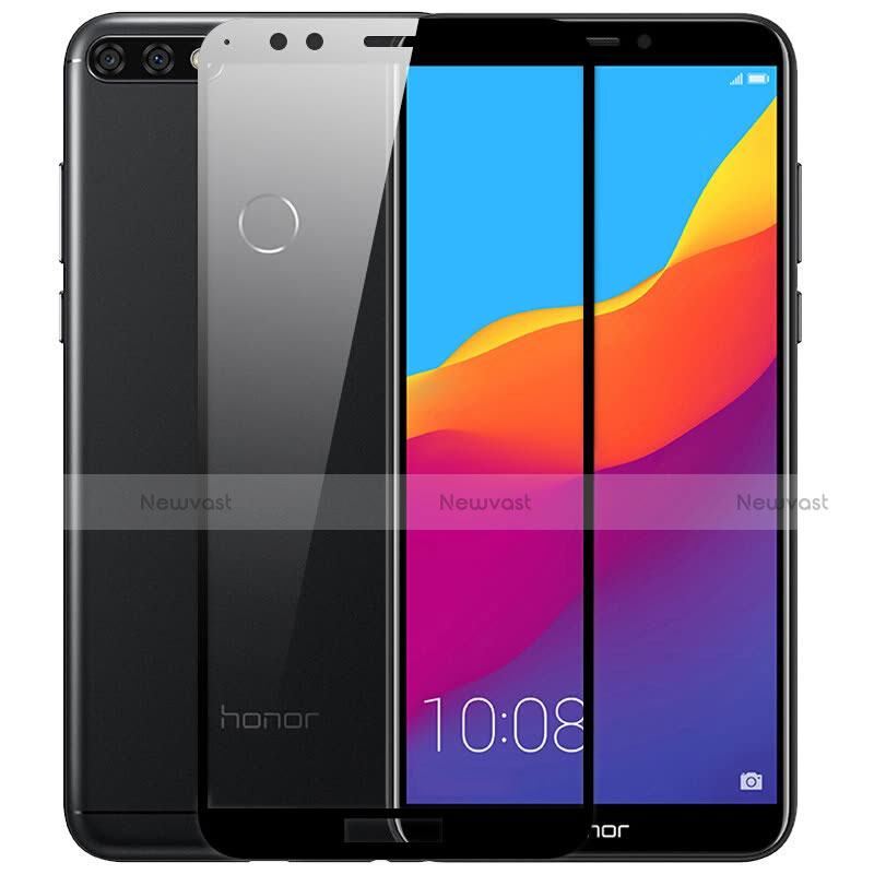 Ultra Clear Full Screen Protector Tempered Glass F05 for Huawei Y7 (2018) Black