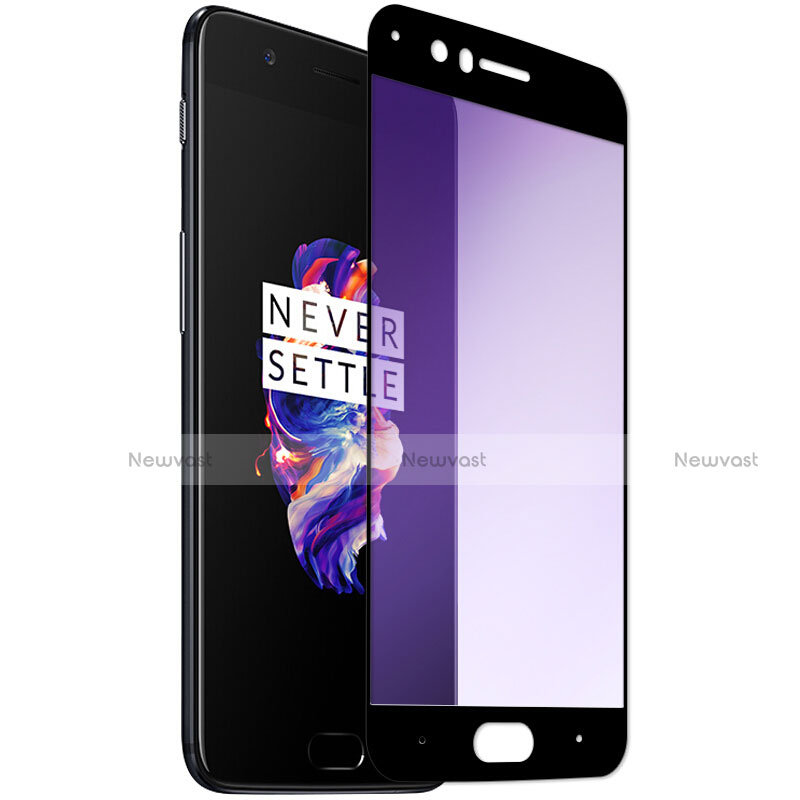 Ultra Clear Full Screen Protector Tempered Glass F05 for OnePlus 5 Black