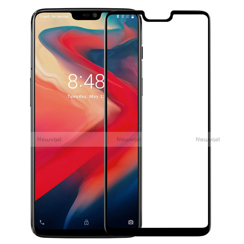 Ultra Clear Full Screen Protector Tempered Glass F05 for OnePlus 6 Black