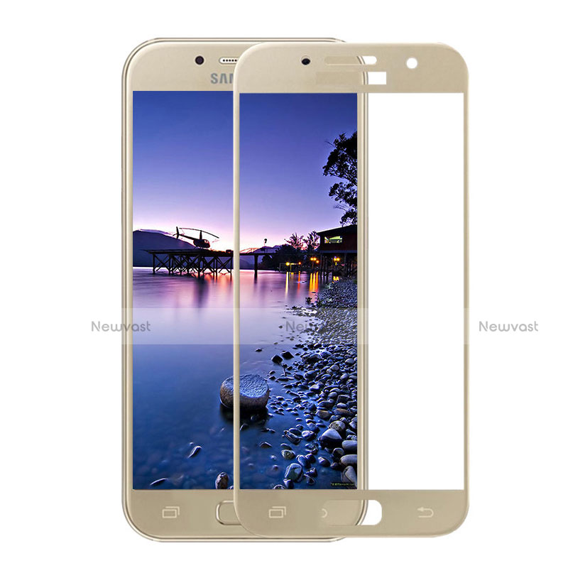 Ultra Clear Full Screen Protector Tempered Glass F05 for Samsung Galaxy A3 (2017) SM-A320F Gold