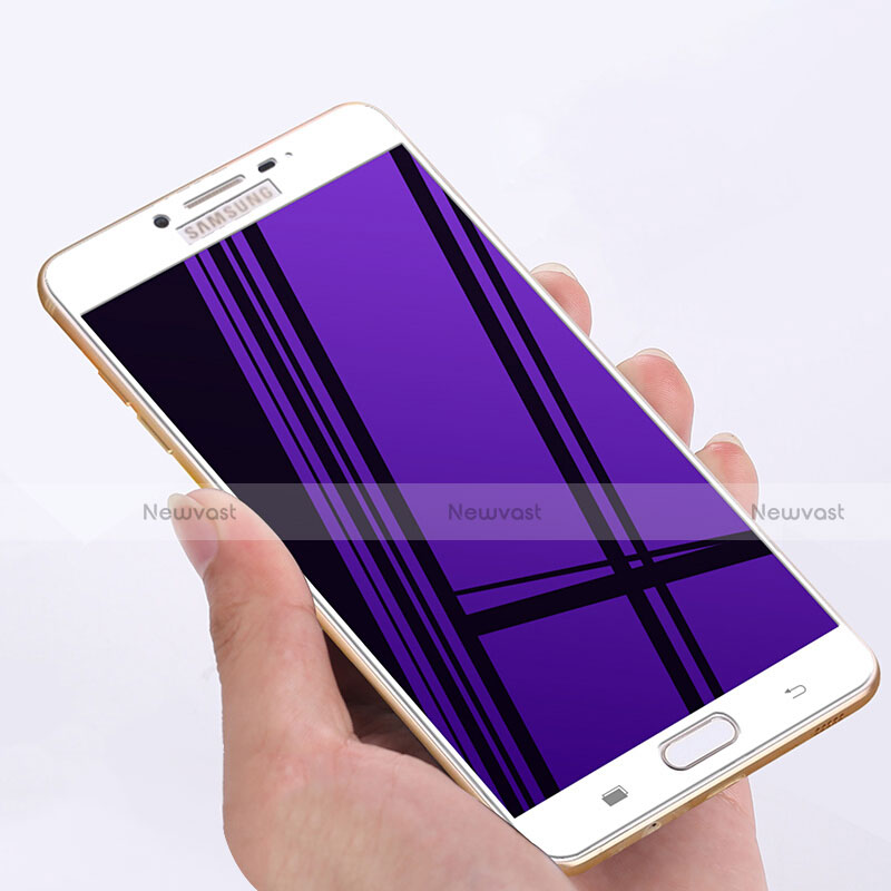 Ultra Clear Full Screen Protector Tempered Glass F05 for Samsung Galaxy C5 SM-C5000 White