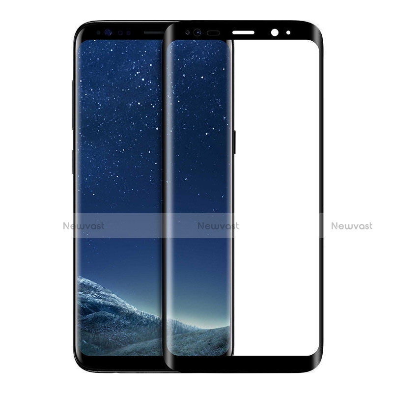 Ultra Clear Full Screen Protector Tempered Glass F05 for Samsung Galaxy S8 Black