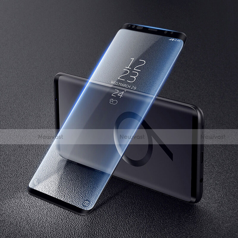 Ultra Clear Full Screen Protector Tempered Glass F05 for Samsung Galaxy S9 Plus Black