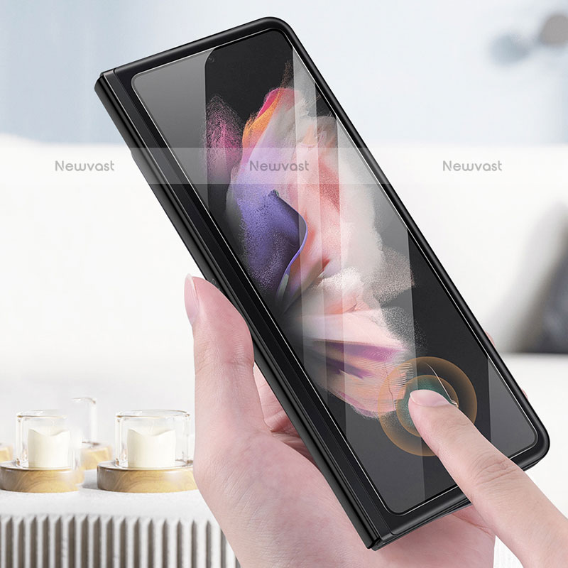 Ultra Clear Full Screen Protector Tempered Glass F05 for Samsung Galaxy Z Fold3 5G Black