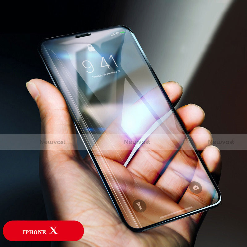 Ultra Clear Full Screen Protector Tempered Glass F06 for Apple iPhone Xs Max Black