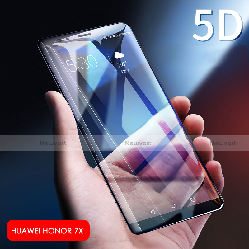 Ultra Clear Full Screen Protector Tempered Glass F06 for Huawei Honor 7X Black