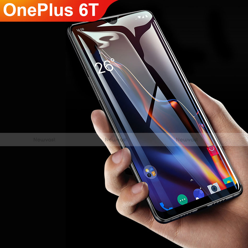 Ultra Clear Full Screen Protector Tempered Glass F06 for OnePlus 6T Black