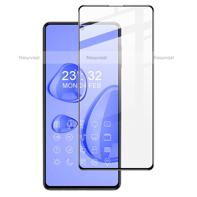 Ultra Clear Full Screen Protector Tempered Glass F06 for Samsung Galaxy M52 5G Black