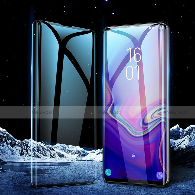 Ultra Clear Full Screen Protector Tempered Glass F06 for Samsung Galaxy S10 5G Black