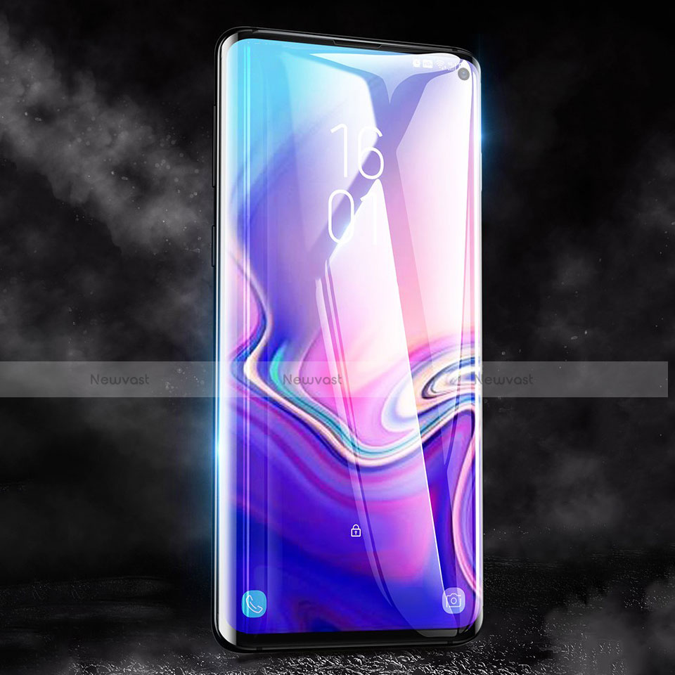 Ultra Clear Full Screen Protector Tempered Glass F06 for Samsung Galaxy S10 Black