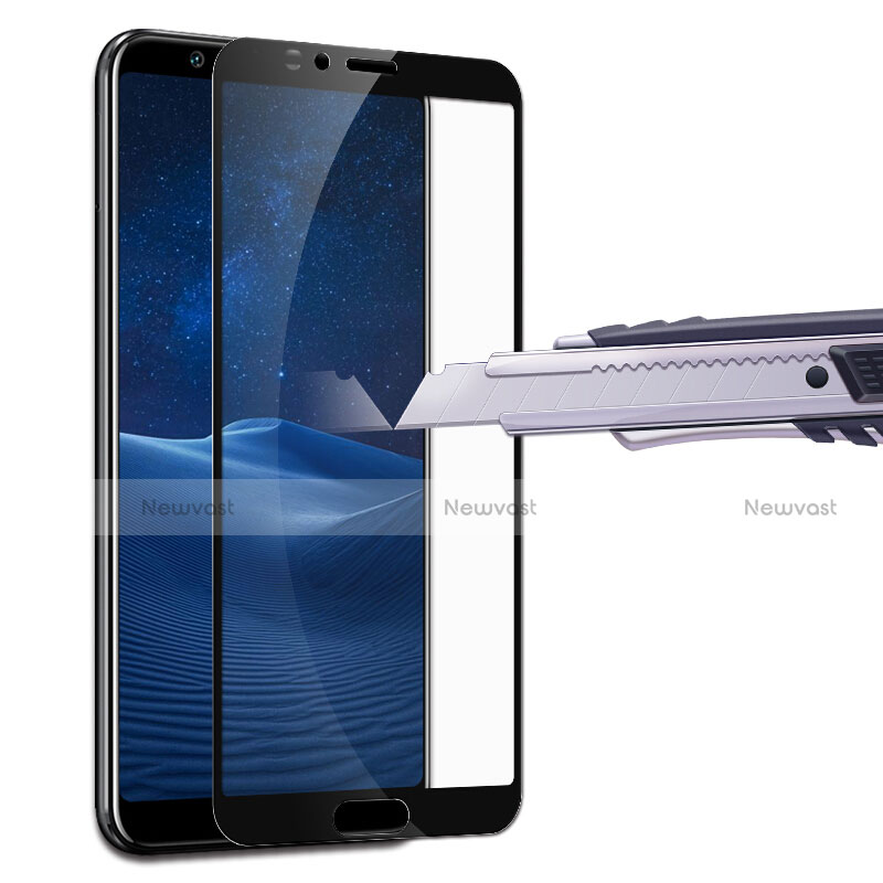 Ultra Clear Full Screen Protector Tempered Glass F07 for Huawei Honor View 10 Black