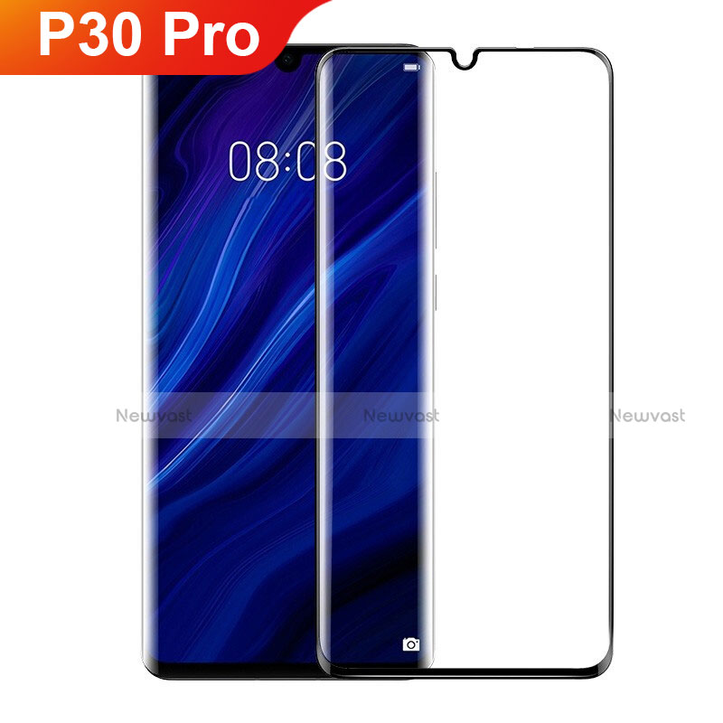 Ultra Clear Full Screen Protector Tempered Glass F07 for Huawei P30 Pro Black