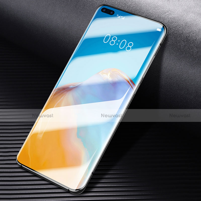 Ultra Clear Full Screen Protector Tempered Glass F07 for Huawei P40 Pro Black