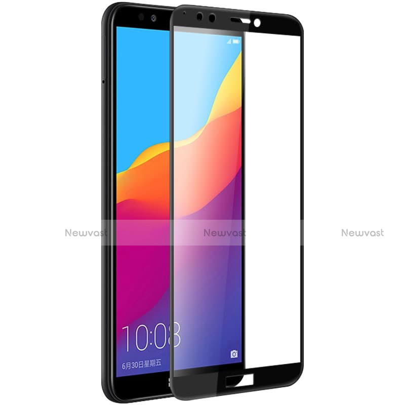 Ultra Clear Full Screen Protector Tempered Glass F07 for Huawei Y7 (2018) Black