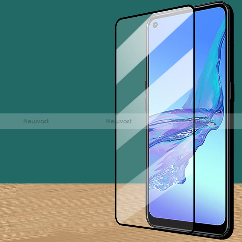 Ultra Clear Full Screen Protector Tempered Glass F07 for Oppo A95 4G Black