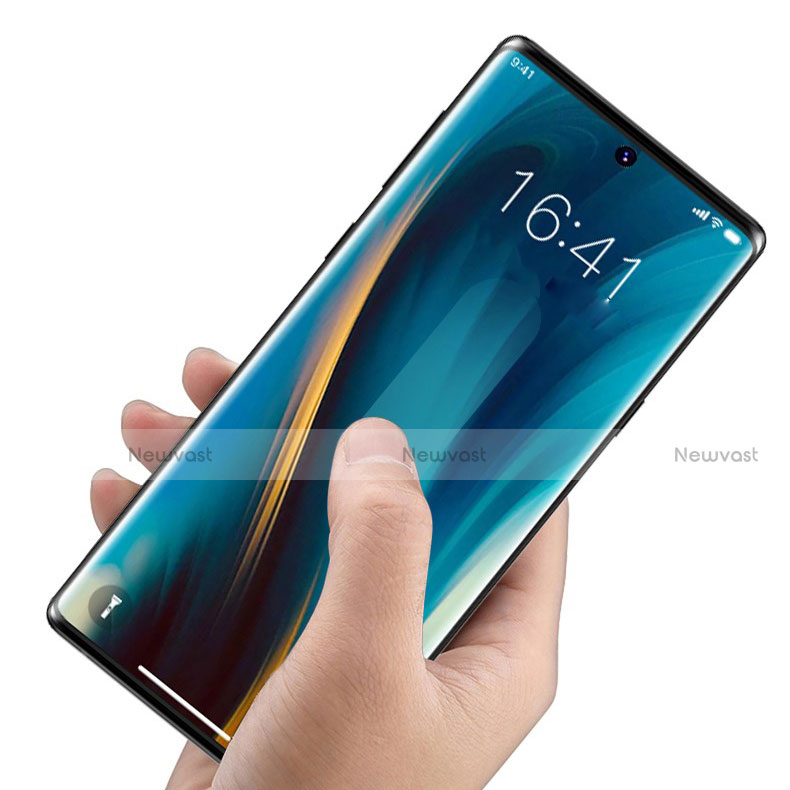 Ultra Clear Full Screen Protector Tempered Glass F07 for Samsung Galaxy Note 10 Plus 5G Black