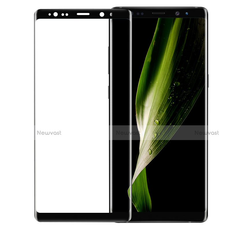 Ultra Clear Full Screen Protector Tempered Glass F07 for Samsung Galaxy Note 8 Black