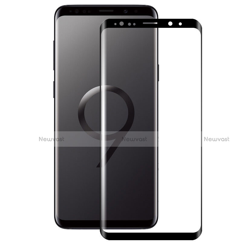 Ultra Clear Full Screen Protector Tempered Glass F07 for Samsung Galaxy S9 Plus Black