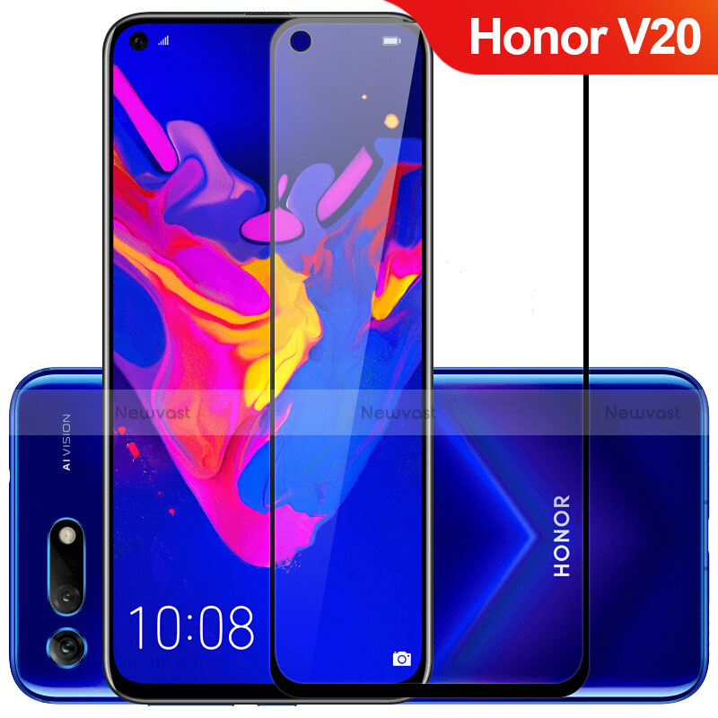 Ultra Clear Full Screen Protector Tempered Glass F08 for Huawei Honor View 20 Black