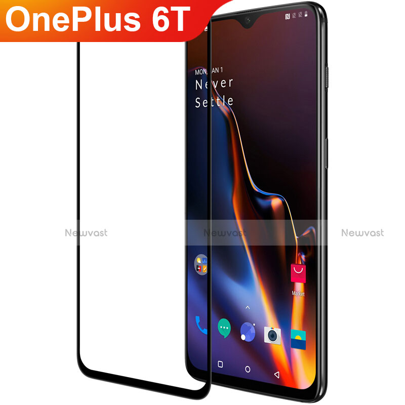 Ultra Clear Full Screen Protector Tempered Glass F08 for OnePlus 6T Black