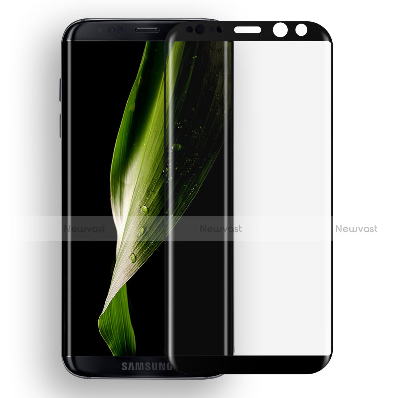 Ultra Clear Full Screen Protector Tempered Glass F08 for Samsung Galaxy S8 Plus Black