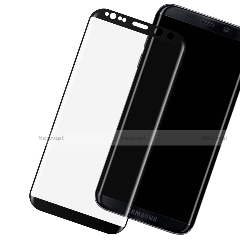 Ultra Clear Full Screen Protector Tempered Glass F08 for Samsung Galaxy S8 Plus Black