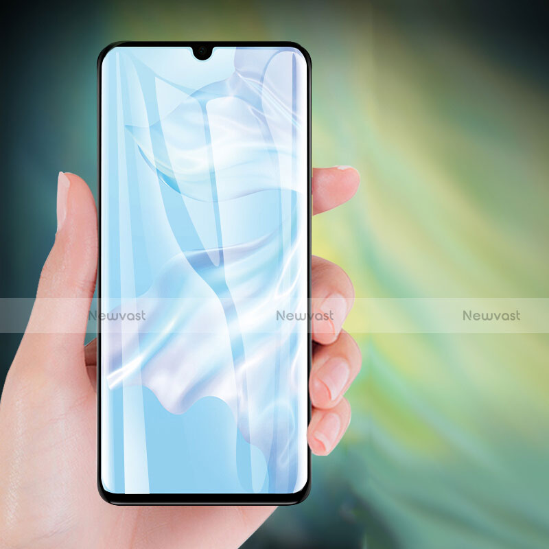 Ultra Clear Full Screen Protector Tempered Glass F09 for Huawei P30 Pro Black