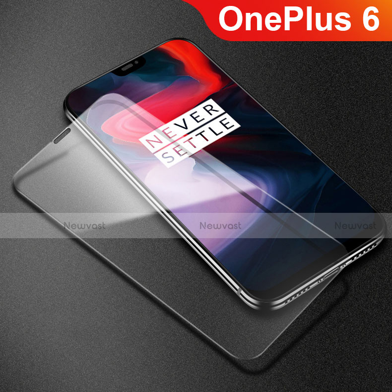 Ultra Clear Full Screen Protector Tempered Glass F09 for OnePlus 6 Black