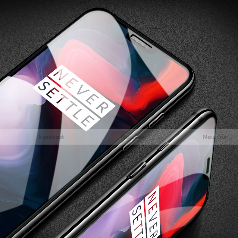 Ultra Clear Full Screen Protector Tempered Glass F09 for OnePlus 6 Black