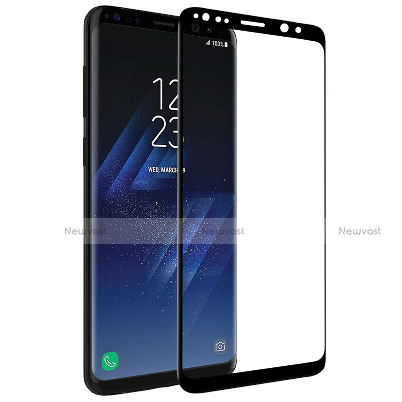 Ultra Clear Full Screen Protector Tempered Glass F09 for Samsung Galaxy S9 Plus Black