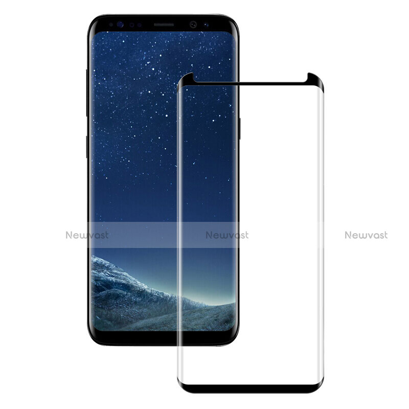 Ultra Clear Full Screen Protector Tempered Glass F11 for Samsung Galaxy S8 Black