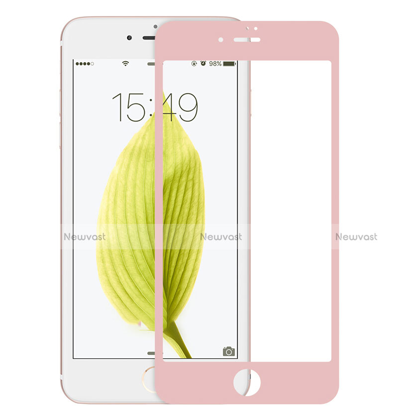 Ultra Clear Full Screen Protector Tempered Glass F18 for Apple iPhone SE3 2022 Pink