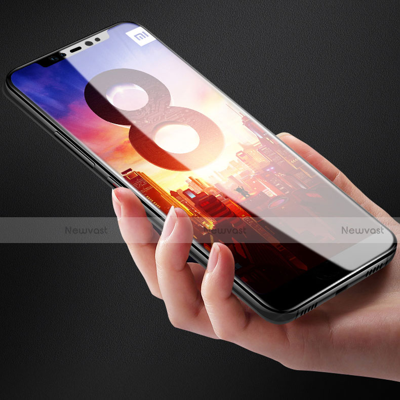 Ultra Clear Full Screen Protector Tempered Glass F18 for Xiaomi Mi 8 Black