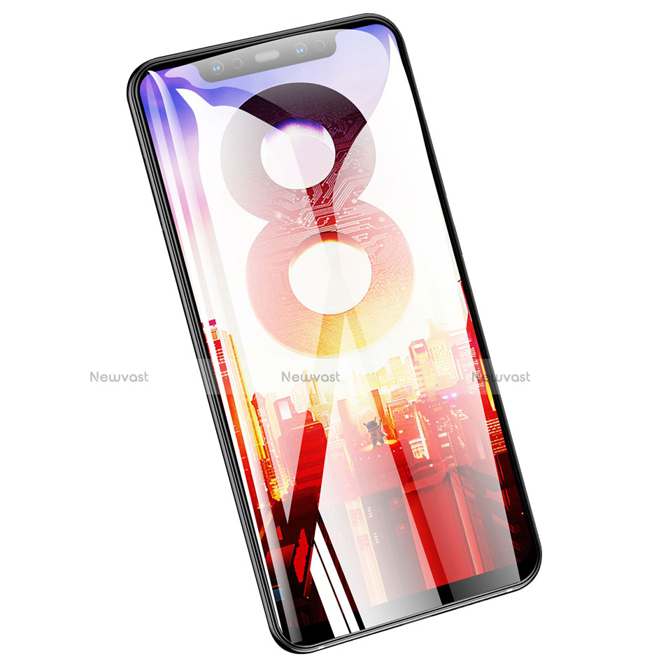 Ultra Clear Full Screen Protector Tempered Glass F19 for Xiaomi Mi 8 Black