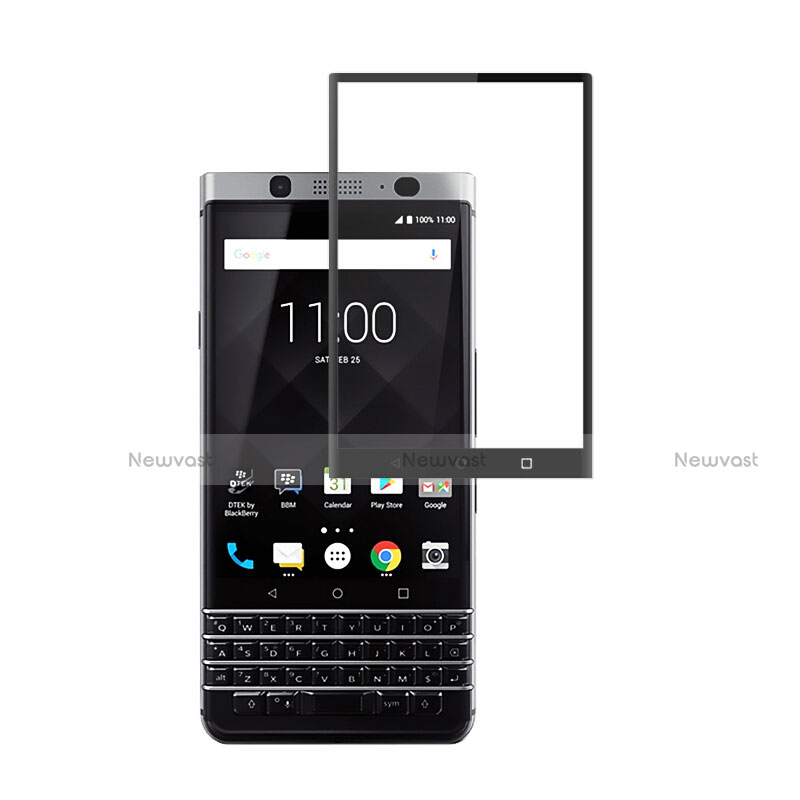 Ultra Clear Full Screen Protector Tempered Glass for Blackberry KEYone Black