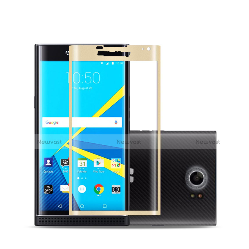 Ultra Clear Full Screen Protector Tempered Glass for Blackberry Priv Gold
