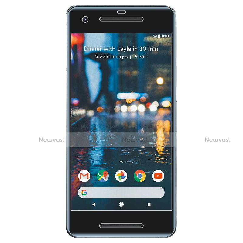 Ultra Clear Full Screen Protector Tempered Glass for Google Pixel 2 Black