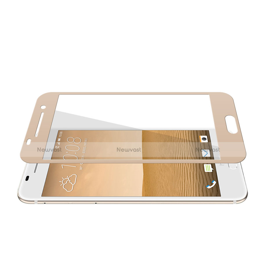 Ultra Clear Full Screen Protector Tempered Glass for HTC One A9 Gold