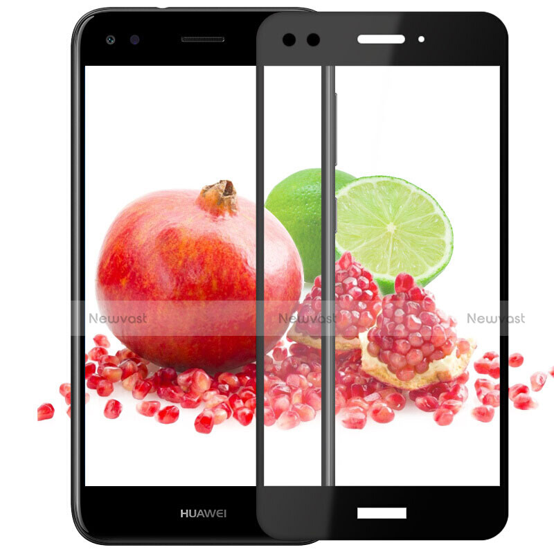 Ultra Clear Full Screen Protector Tempered Glass for Huawei Enjoy 7 Black