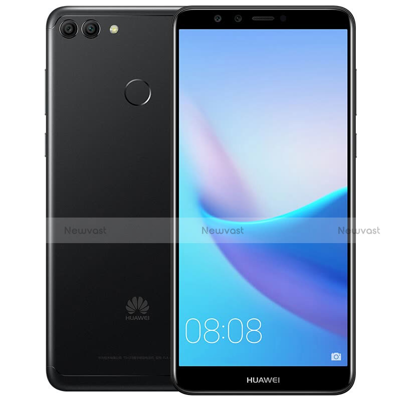 Ultra Clear Full Screen Protector Tempered Glass for Huawei Enjoy 8 Plus Black