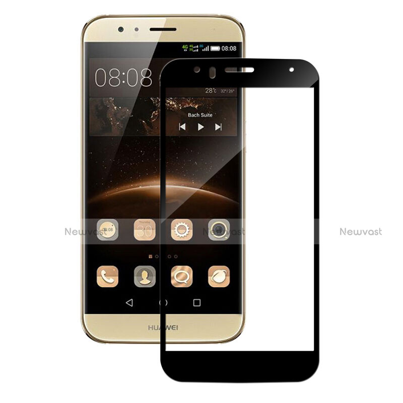Ultra Clear Full Screen Protector Tempered Glass for Huawei G7 Plus Black