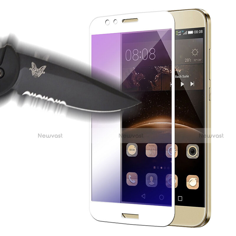 Ultra Clear Full Screen Protector Tempered Glass for Huawei G7 Plus White