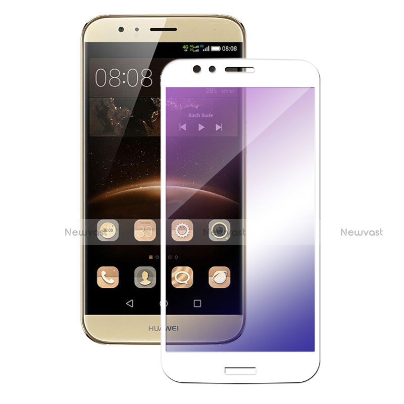 Ultra Clear Full Screen Protector Tempered Glass for Huawei G8 White