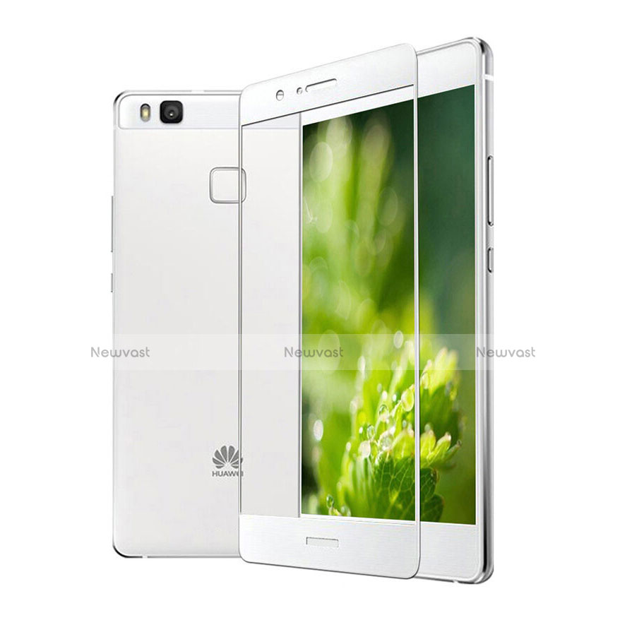 Ultra Clear Full Screen Protector Tempered Glass for Huawei G9 Lite White