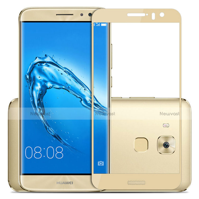 Ultra Clear Full Screen Protector Tempered Glass for Huawei G9 Plus Gold