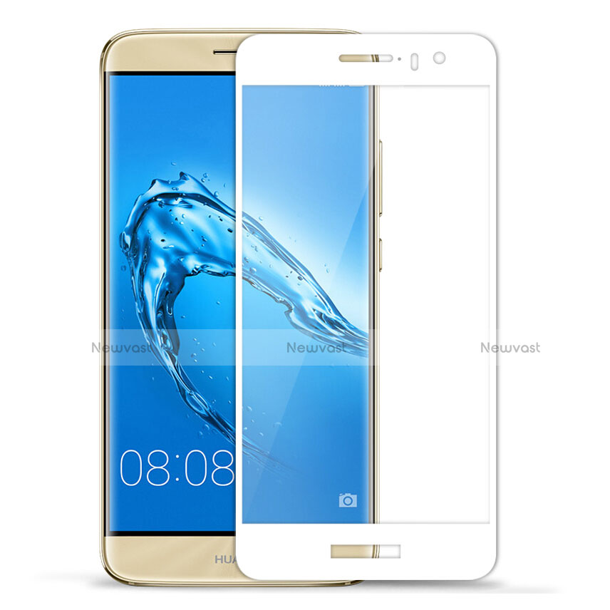 Ultra Clear Full Screen Protector Tempered Glass for Huawei G9 Plus White