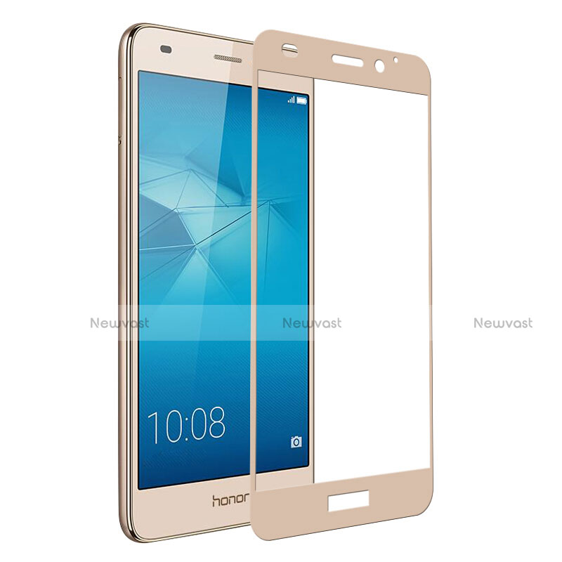 Ultra Clear Full Screen Protector Tempered Glass for Huawei GR5 Mini Gold