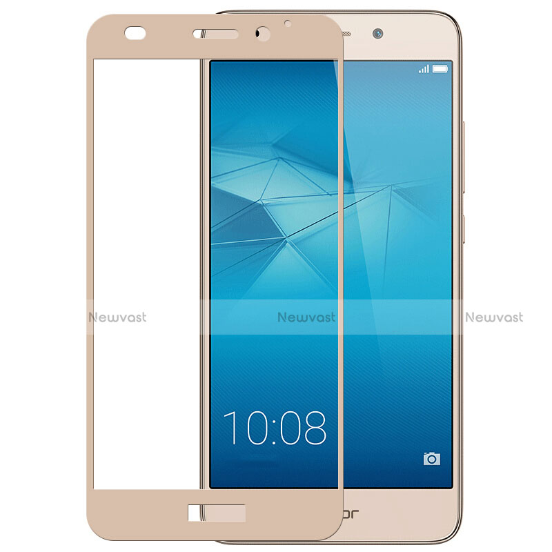 Ultra Clear Full Screen Protector Tempered Glass for Huawei GR5 Mini Gold